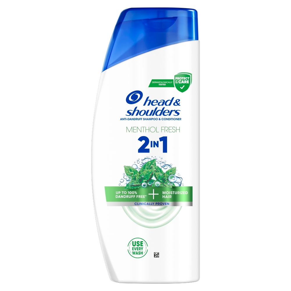H&S šampón 2v1 625ml Mentol