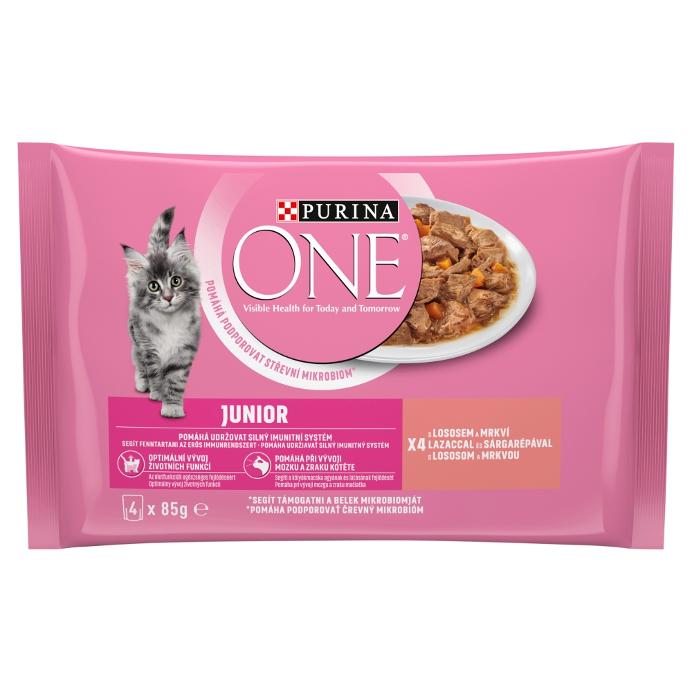 Purina ONE vrecko (4x85g/sac) junior