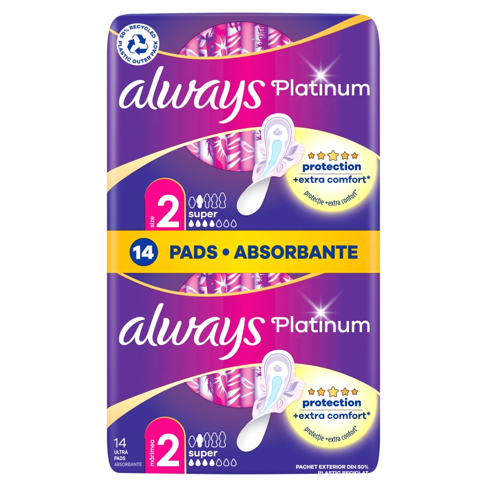 Always vložky (14ks/fol) Platin Ultra Duo