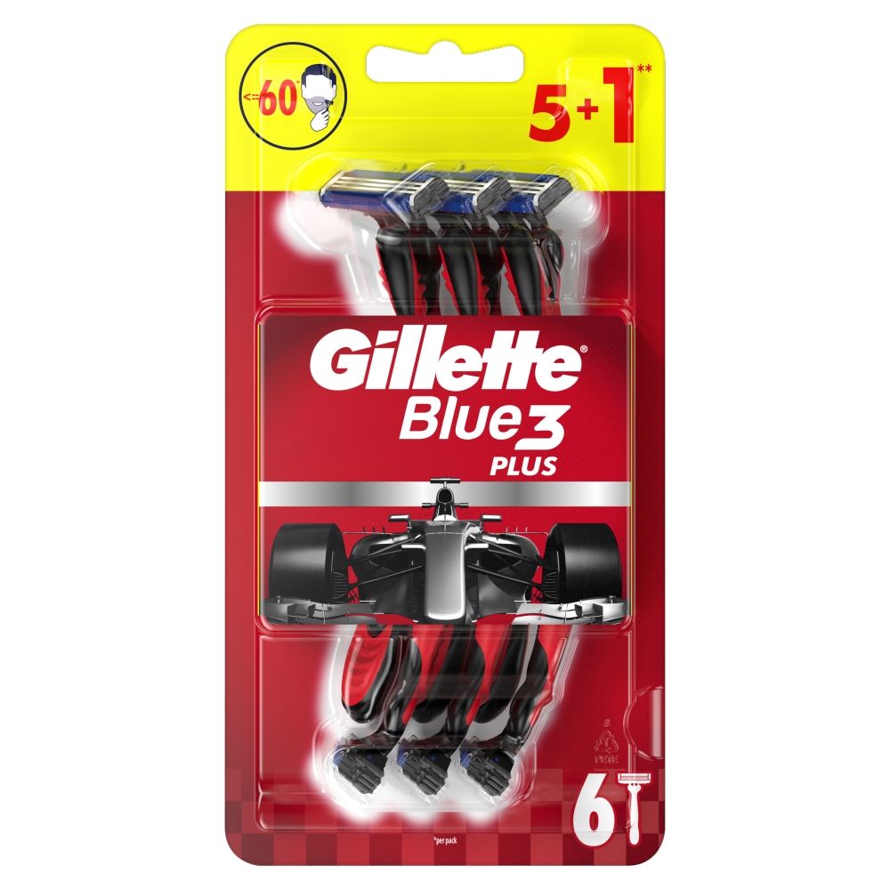 Gillette Blue3 holítka (6+2 ks/bli)Nitro