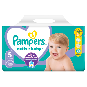Pampers ActiveB Mega Box S5 (110ks/FOL)