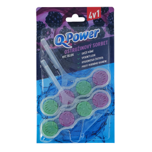 Q Power WC záves (2ks/bli) černica