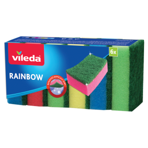 Vileda hubka (6ks/fol) Rainbow