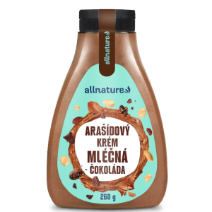 Allnature Arašidový krém 260g ml čoko