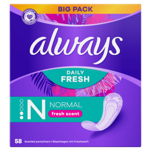 Always vložky (58ks/kra) Slip Normal Deo