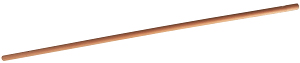 Palica drevená 140cm KČV