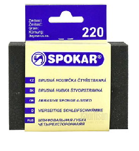 Brús hubka 4 str. zrnitosť 220