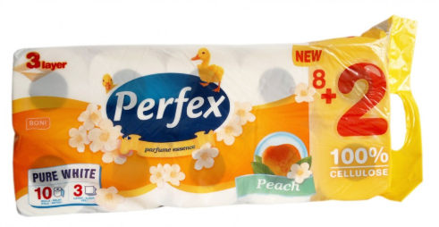 Perfex Plus 8+2 ks vôňa Broskyňa