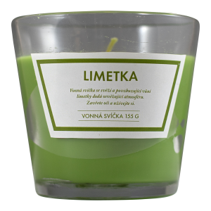 Q Home sviečka 155g limetka