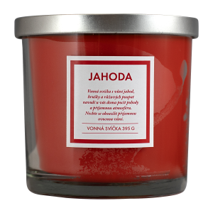 Q Home sviečka 395g jahoda