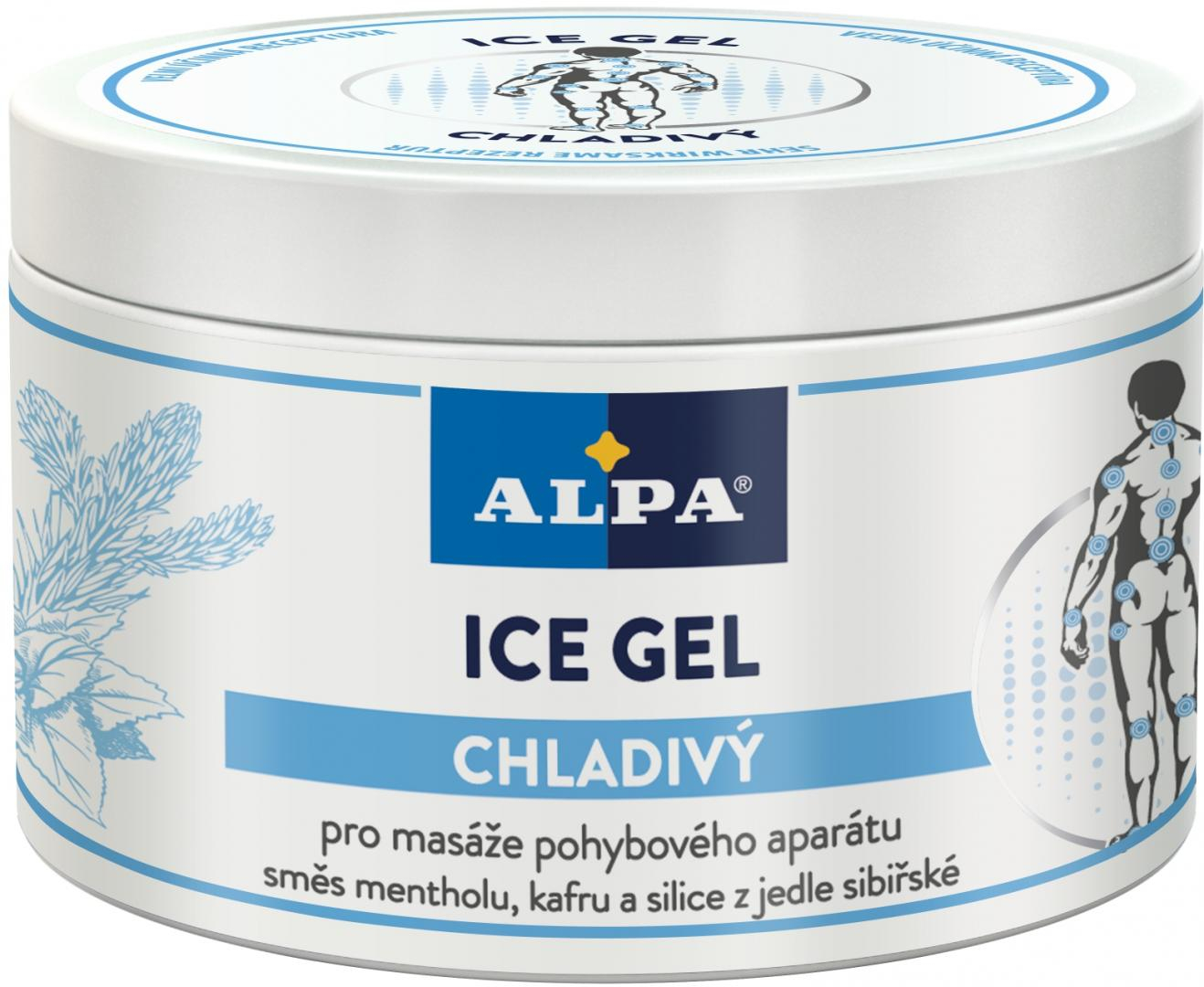 Alpa, a.s. Velké Meziříčí Alpa ice gél 250ml chladivý