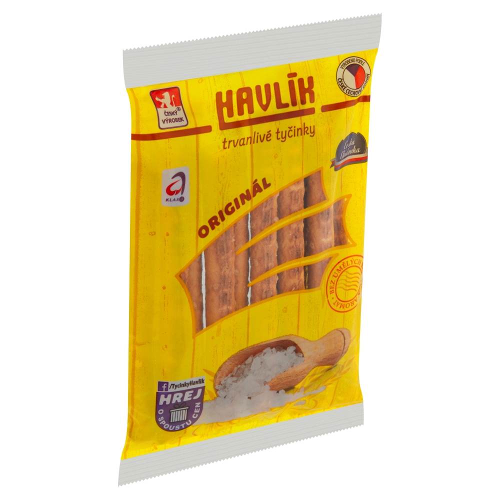Havlík tyčinky syr a soľ 90g Originál