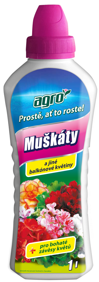 AGRO Kap hnojivo 1l muškát a balkón