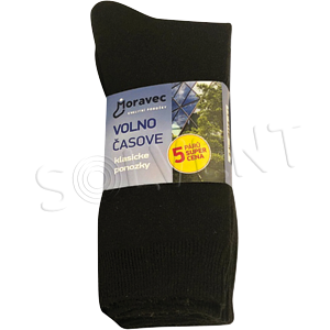 Bavlnené ponožky (5párov/bal) 39-42