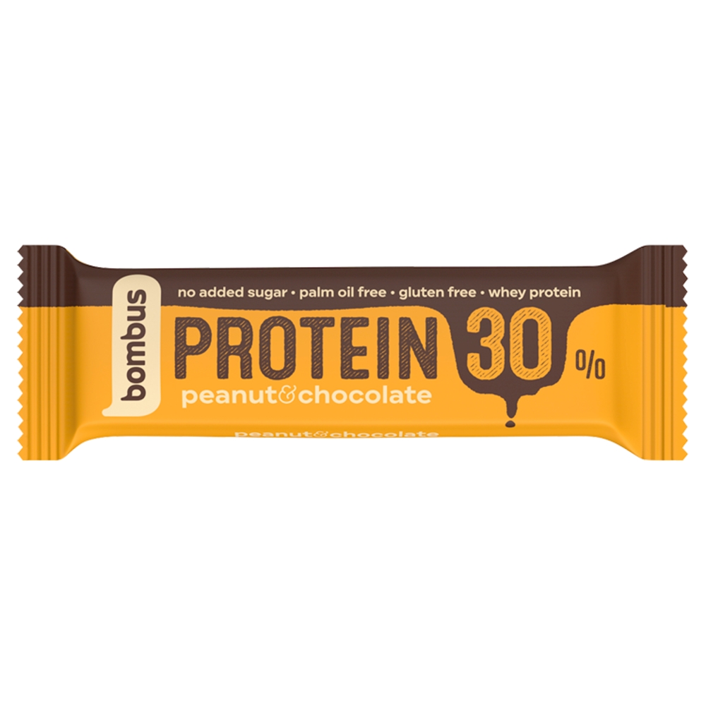 BOMBUS Proteín 50g 30% Peanut&Chocolate