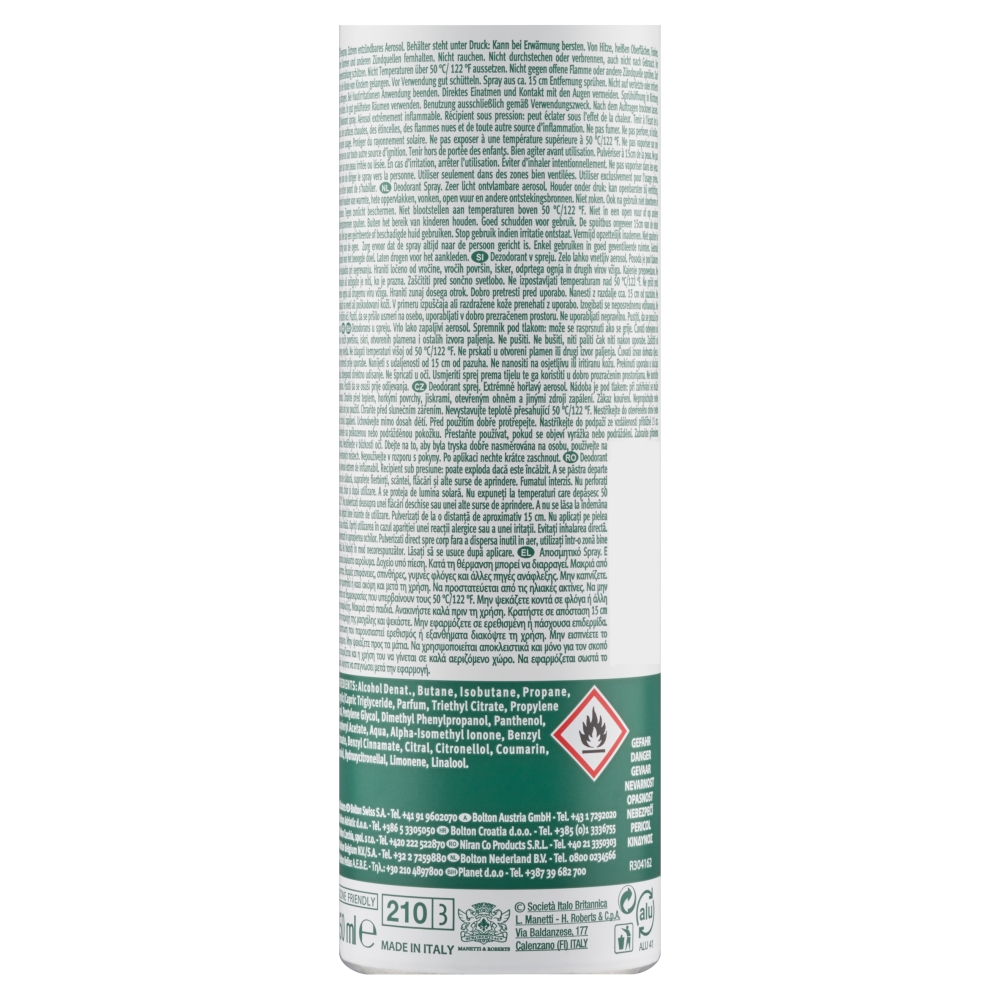 BOROTALCO deo spray 150ml Pure Original