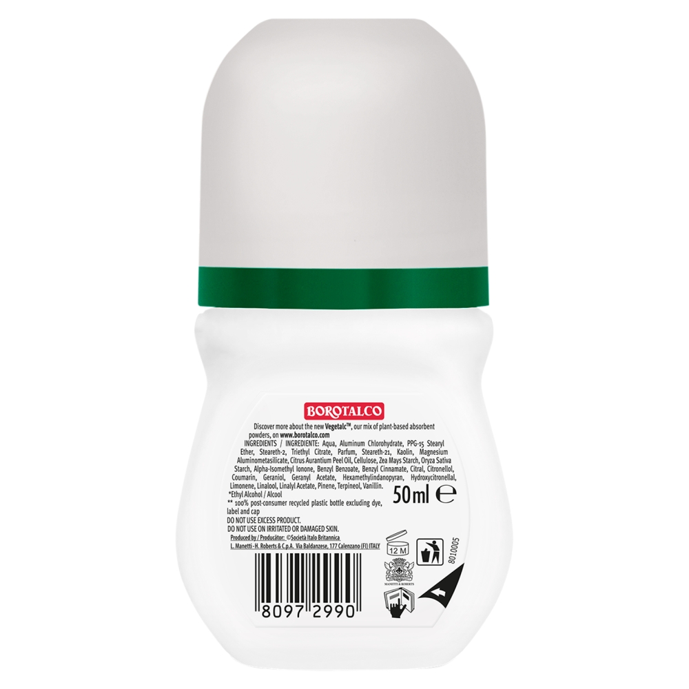 BOROTALCO MEN deo roll-on 50ml DRY Uniq.