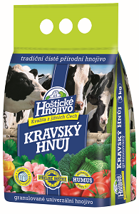 Hoštické hnojivo 3kg hnoj kravský