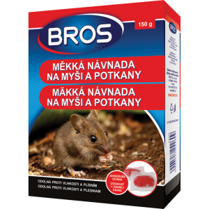 Bros mäkká nástraha 150g myši potkany