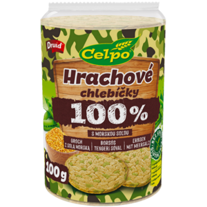 Celpo chlebíčky 100g hrachové