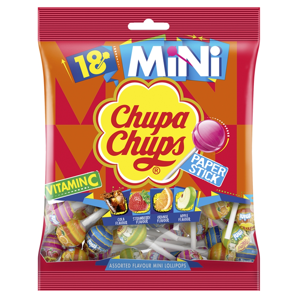 Chupa Chups Mini lízanky (18ks/sac) vit C