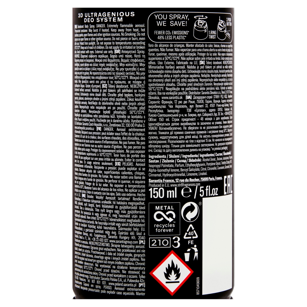 STR8 deo spray 150ml Red Code
