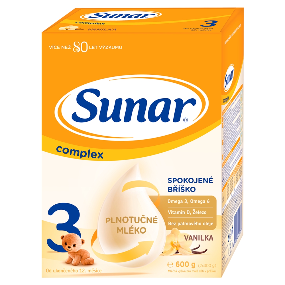 Sunar complex 600g 3 vanilka 12m+