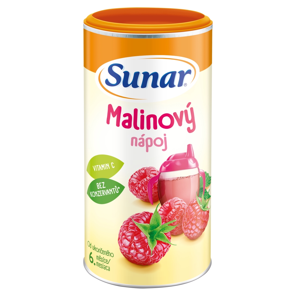 Sunar nápoj 200g malina 6m+