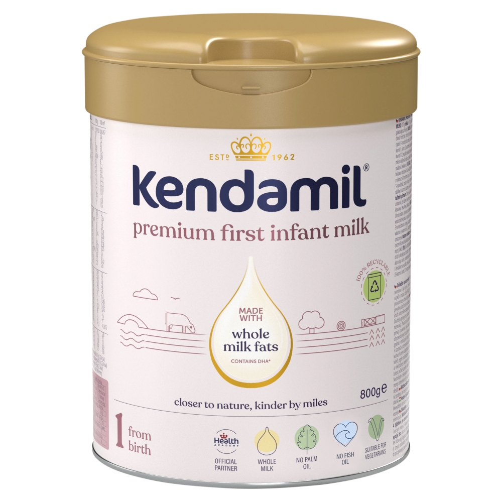 Kendamil Premium mlieko 800g 1 DHA + 0m