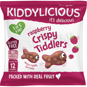 Kiddylicious rybičky chrumkavé 12g malino