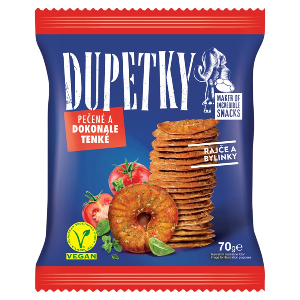 Dupetky paradajka a bylinky 70g