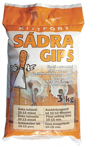 Kittfort sadra 3kg sivá