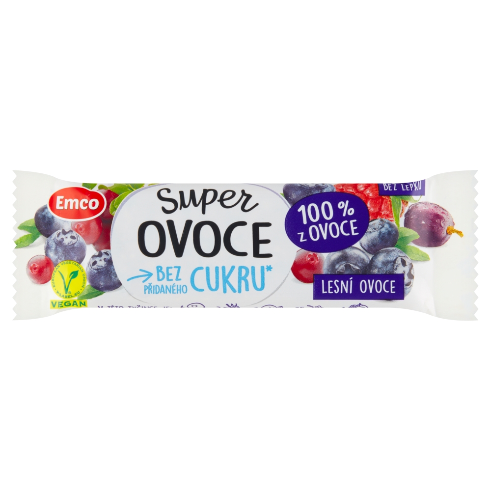 Emco ovocná tyčinka 30g lesné ovocie