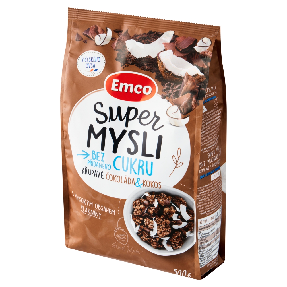 Emco super mysle 500g čokoláda a kokos