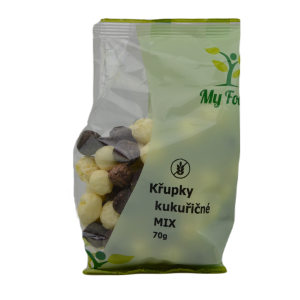 Chrumky kukuričné 70g mix jogurt-čoko