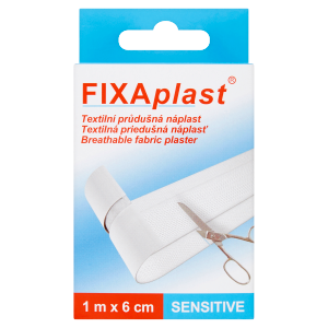 Fixaplast náplasť 1mx6cm Sensitive