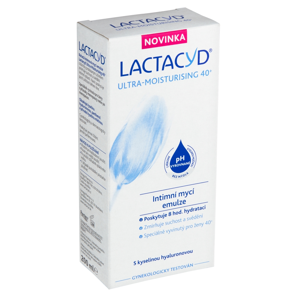 Lactacyd emulzia 200ml Ultra-Moistur 40+