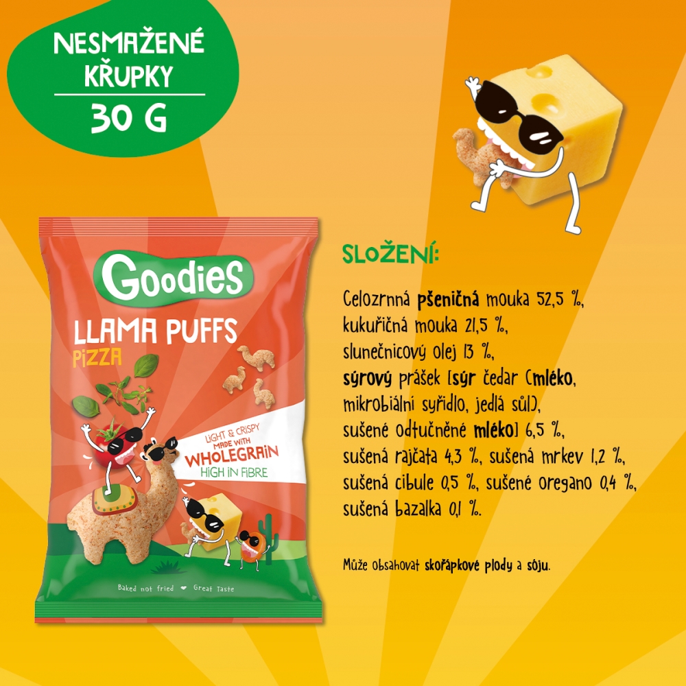 Goodies Llama chrumky 30g pizza
