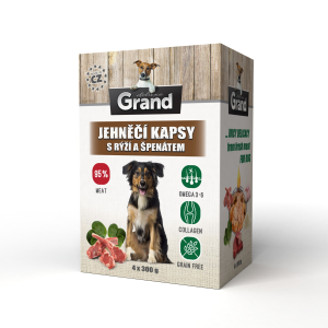 Grand Deluxe jahňacie vrecká (4x300g/kra)