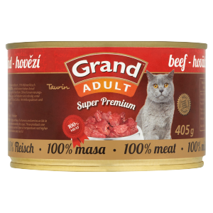Grand Adult hovädzia konzerva 405g mačka