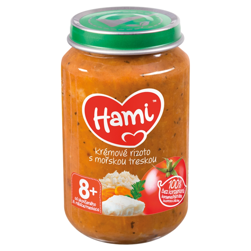 Hami menu 200g rizoto s treskou 8m+