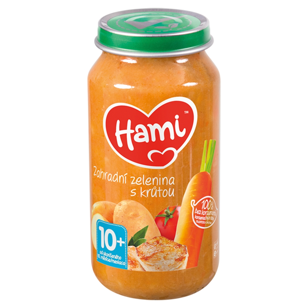 Hami menu 250g zelenina morka 10m+