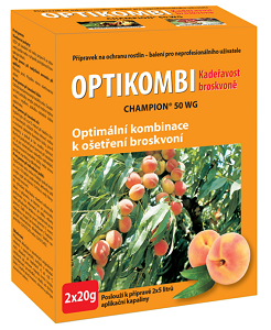 Optikombi (2x20g/kra) kučeravosť broskýň