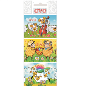 OVO zmršťovacie košieľky (9ks/bli) baránkovia