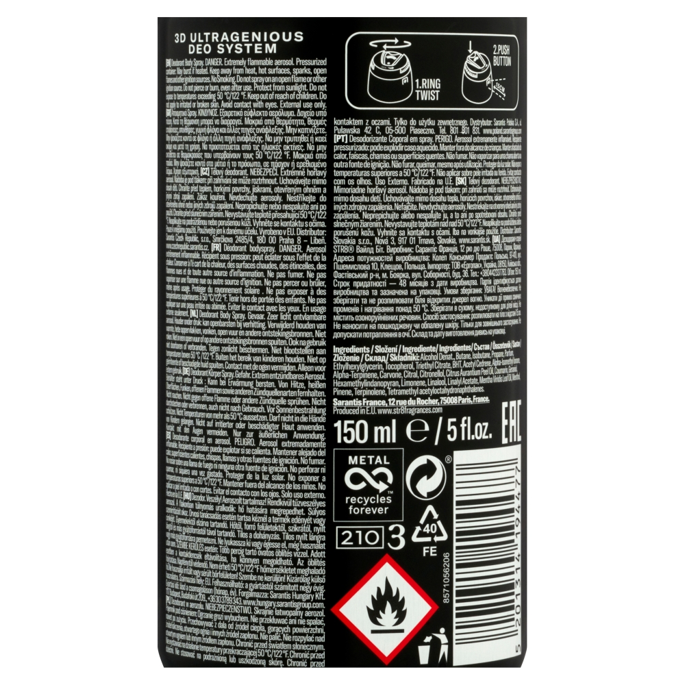 STR8 Deo sprej 150ml Wild Beat
