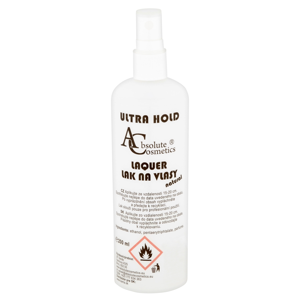 Bellazi lak na vlasy s MR 200ml biely