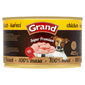 Grand kuracia konzerva 405g psy superpr