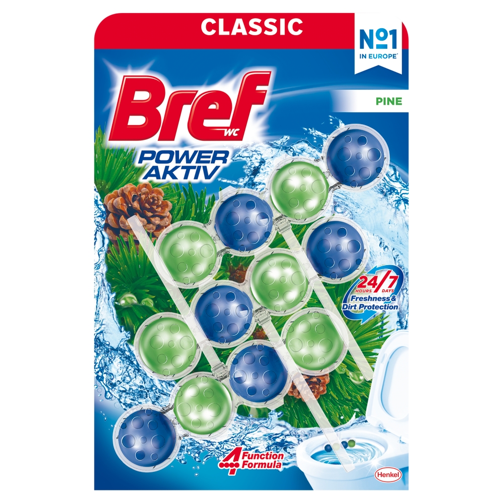 Bref PowerActiv WC blok (3ks/bli) Pine