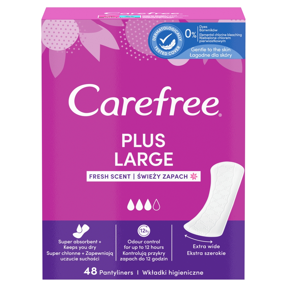 Carefree vl (48 ks/kra) Plus Large Fresh