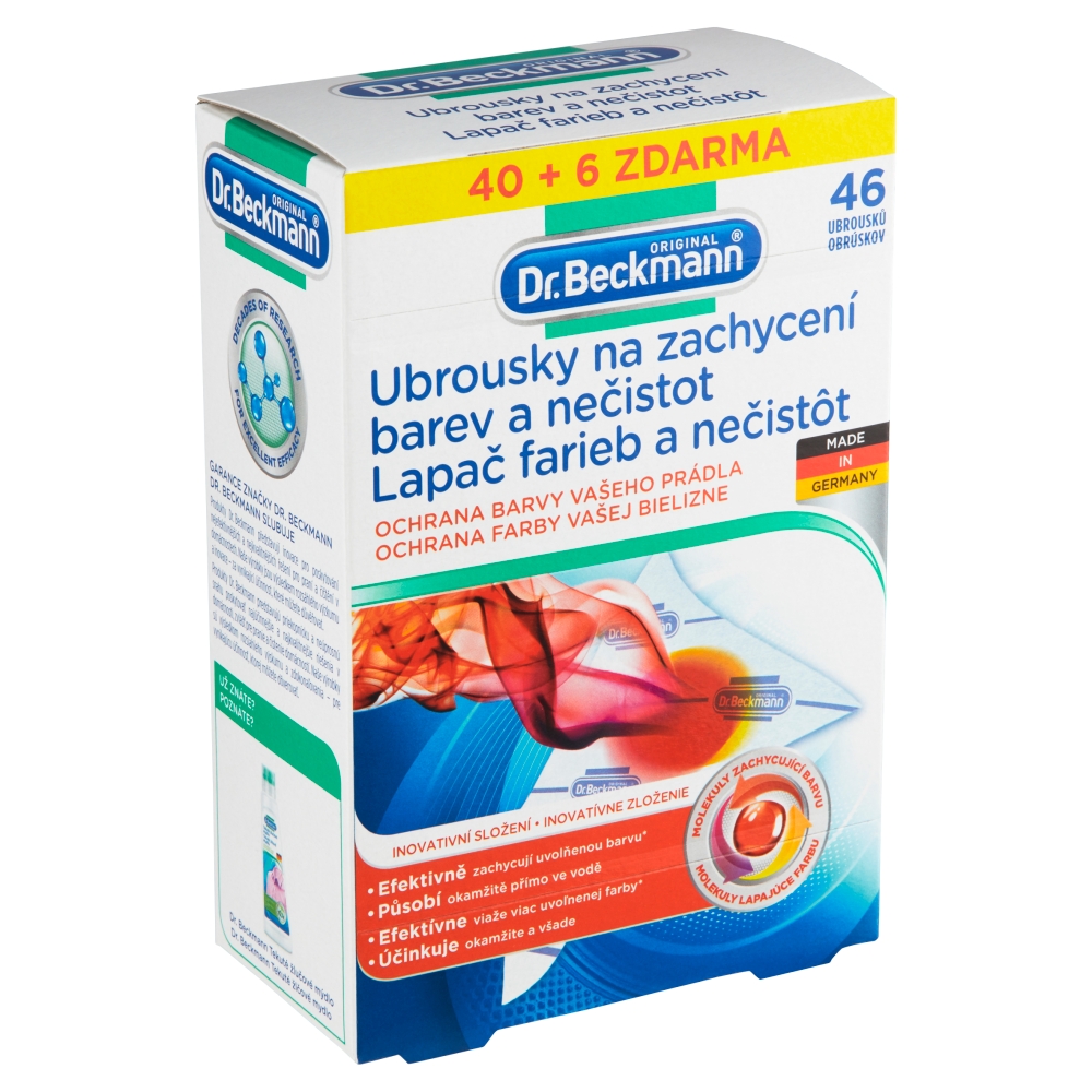 Dr.Beckmann obrúsky farba/nečis40ks+6ks